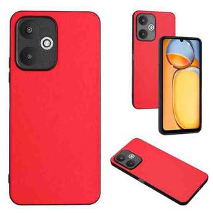 For Xiaomi Redmi 13C 5G Global/13R R20 Leather Pattern Phone Single Case(Red)