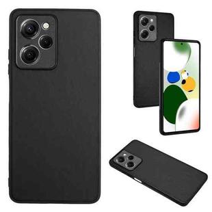 For Xiaomi Poco X5 Pro R20 Leather Pattern Phone Single Case(Black)