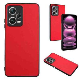 For Xiaomi Poco X5 R20 Leather Pattern Phone Single Case(Red)