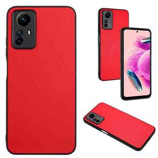 For Xiaomi Redmi Note 12S 4G Global R20 Leather Pattern Phone Single Case(Red)
