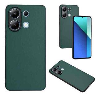 For Xiaomi Redmi Note 13 4G Global R20 Leather Pattern Phone Single Case(Green)