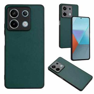 For Xiaomi Redmi Note 13 5G Global R20 Leather Pattern Phone Single Case(Green)