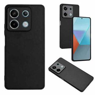 For Xiaomi Redmi Note 13 5G Global R20 Leather Pattern Phone Single Case(Black)