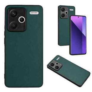 For Xiaomi Redmi Note 13 Pro+ Global R20 Leather Pattern Phone Single Case(Green)