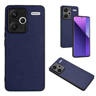 For Xiaomi Redmi Note 13 Pro+ Global R20 Leather Pattern Phone Single Case(Blue)