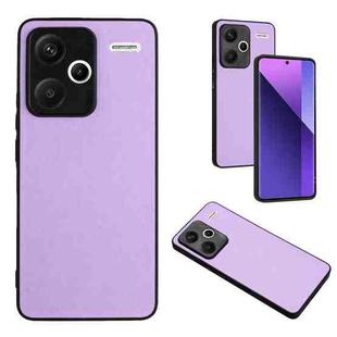 For Xiaomi Redmi Note 13 Pro+ Global R20 Leather Pattern Phone Single Case(Purple)