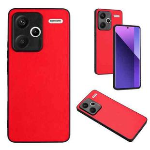 For Xiaomi Redmi Note 13 Pro+ Global R20 Leather Pattern Phone Single Case(Red)