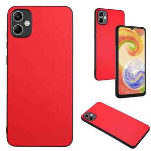 For Samsung Galaxy A04 4G R20 Leather Pattern Phone Single Case(Red)