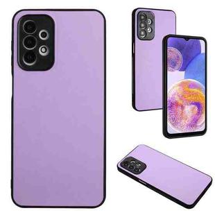 For Samsung Galaxy A13 4G R20 Leather Pattern Phone Single Case(Purple)