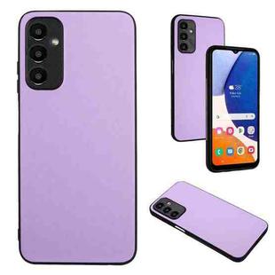 For Samsung Galaxy A15 4G Global R20 Leather Pattern Phone Single Case(Purple)