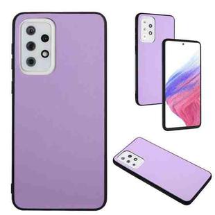 For Samsung Galaxy A33 5G R20 Leather Pattern Phone Single Case(Purple)
