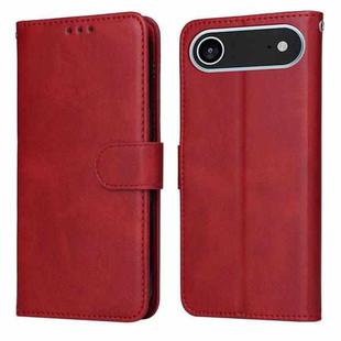 For iPhone 17 Air Classic Calf Texture Flip Leather Phone Case(Red)