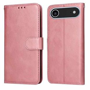 For iPhone 17 Air Classic Calf Texture Flip Leather Phone Case(Rose Gold)