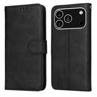 For iPhone 17 Pro Classic Calf Texture Flip Leather Phone Case(Black)