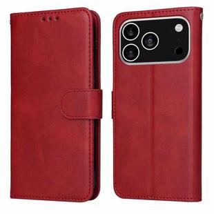 For iPhone 17 Pro Classic Calf Texture Flip Leather Phone Case(Red)