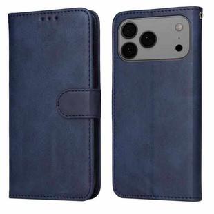 For iPhone 17 Pro Max Classic Calf Texture Flip Leather Phone Case(Blue)
