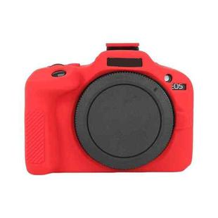 For Canon EOS R100 Glossy Soft Silicone Protective Case(Red)