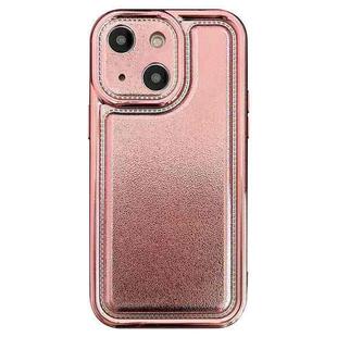 For iPhone 15 Plus Electroplating Frosted TPU Phone Case(Rose Gold)