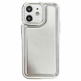 For iPhone 12 Electroplating Frosted TPU Phone Case(Silver)