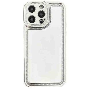 For iPhone 15 Pro Electroplating Mirror TPU Phone Case(Silver)