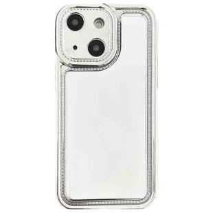 For iPhone 15 Plus Electroplating Mirror TPU Phone Case(Silver)