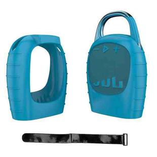 For JBL CLIP 5 Bluetooth Speaker Silicone Shockproof Protective Case(Blue)