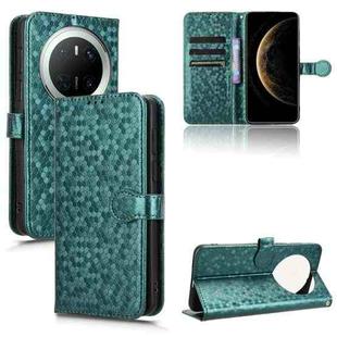 For Huawei Mate 70 Honeycomb Dot Texture Leather Phone Case(Green)