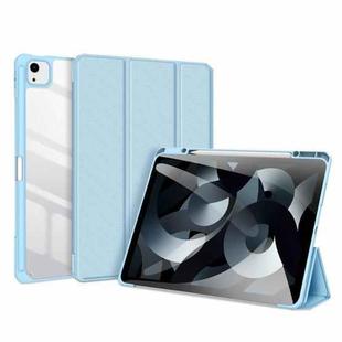 For iPad Air 13 2024 / Pro 12.9 DUX DUCIS TOBY Series Antiskid Leather Tablet Case with Sleep / Wake-up Function(Blue)