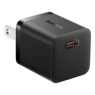 Baseus GaN5 25W mini USB-C / Type-C Gallium Nitride Fast Charger, US Plug(Cluster Black)