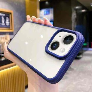 For iPhone 14 Plus Full Protection Shockproof TPU + PC Phone Case(Blue)