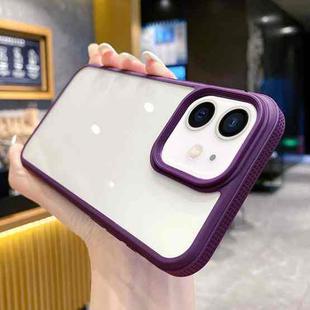 For iPhone 12 Full Protection Shockproof TPU + PC Phone Case(Purple)