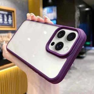 For iPhone 12 Pro Max Full Protection Shockproof TPU + PC Phone Case(Purple)