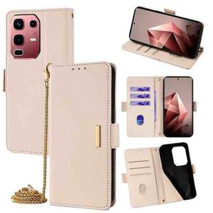 For Infinix Note 50s 5G Crossbody Chain Leather Phone Case(White)