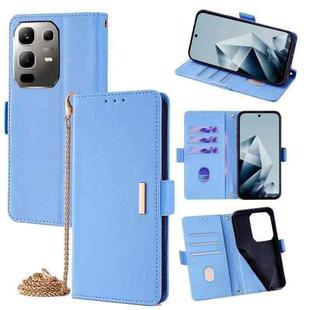 For Infinix Note 50x 5G Crossbody Chain Leather Phone Case(Blue)