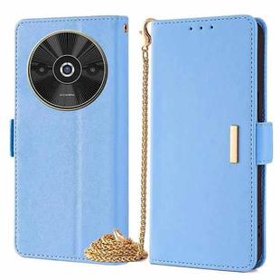 For Xiaomi Redmi A3 4G Crossbody Chain Leather Phone Case(Blue)