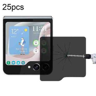 For Samsung Galaxy Z Flip6 25pcs External Small Screen High Transparency Privacy Full Cover Screen Protector