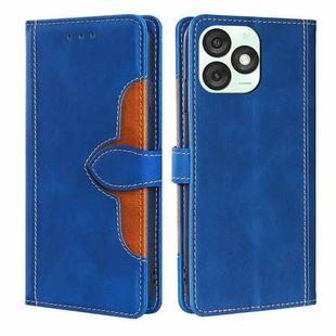 For Itel A50 4G Skin Feel Magnetic Buckle Leather Phone Case(Blue)