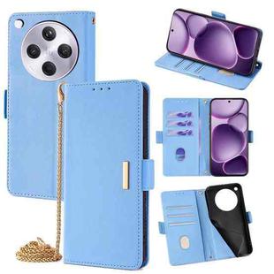 For OPPO Find X8s+ 5G Crossbody Chain Leather Phone Case(Blue)