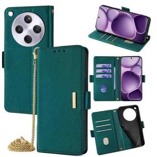 For OPPO Find X8s+ 5G Crossbody Chain Leather Phone Case(Green)