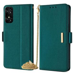 For TCL 50 SE 4G Crossbody Chain Leather Phone Case(Green)