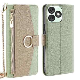 For itel A50 4G Crossbody Litchi Texture Leather Phone Case(Green)