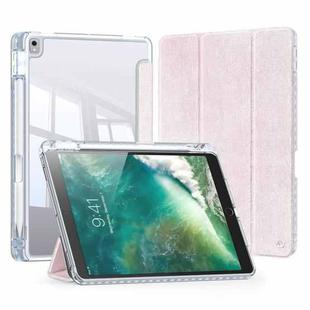 For iPad 7/8/9 10.2/Air 3/Pro 10.5 2017 DUX DUCIS Unid Series PU+TPU Smart Tablet Case(Pink)