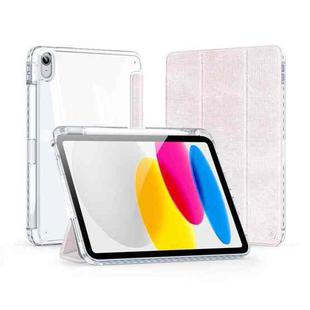 For iPad 10th Gen 10.9 2022 DUX DUCIS Unid Series PU+TPU Smart Tablet Case(Pink)