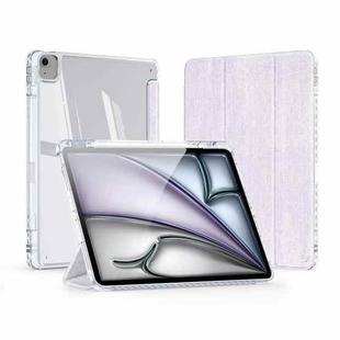 For iPad Air 13 2024 / Pro 12.9 DUX DUCIS Unid Series PU+TPU Smart Tablet Case(Purple)