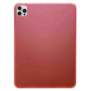 For iPad Pro 13 2024 Skin-feeling Crystal Clear Acrylic Tablet Case(Pink)