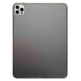 For iPad Pro 13 2024 Skin-feeling Crystal Clear Acrylic Tablet Case(Black)