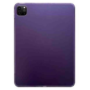 For iPad Air 13 2024 / Pro 12.9 2022  Skin-feeling Crystal Clear Acrylic Tablet Case(Purple)