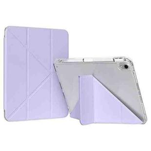 For iPad Air 11 2024 / Air 5 / 4 GEBEI Deformation Leather Tablet Case(Purple)