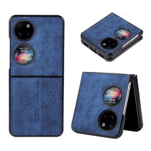 For Huawei Pocket 2 AZNS 3D Embossed Skin Feel Phone Case(Sapphire Blue)