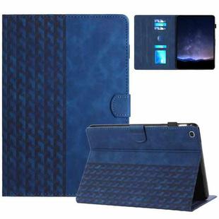 For Samsung Galaxy Tab A7 10.4 T500 Building Blocks Embossed Leather Smart Tablet Case(Blue)